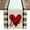 Buffalo Plaid, variant on Valentines Table Runner 36x13 Inches, Love Heart Holiday Farmhouse Burlap Buffalo Plaid Indoor Anniversary Wedding Table Decorations for Home Party