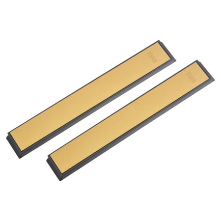 

Uxcell 150mm x 20mm 1500 Grits Titanium Coated Diamond Whetstone Sharpening Stone 2 Pack