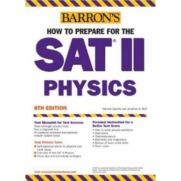 Pre-Owned How to Prepare for the SAT II Physics (Paperback) 0764123637 9780764123634