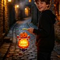 thumbnail image 7 of 1Pc Halloween Lighted Hanging Pumpkin Lantern, Pumpkin Halloween Wall Decor for Home Party Indoor Outdoor (Pumpkin), 7 of 7