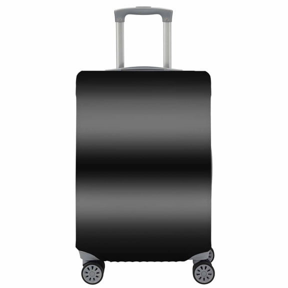 Travel Luggage Cover Black Suitcase Cover Elastic Anti Scratch Baggage Covers Gradient Solid Color Luggage Covers Protector for Travel Accessories Universal Fit 19-21 Inch Carry on Luggage