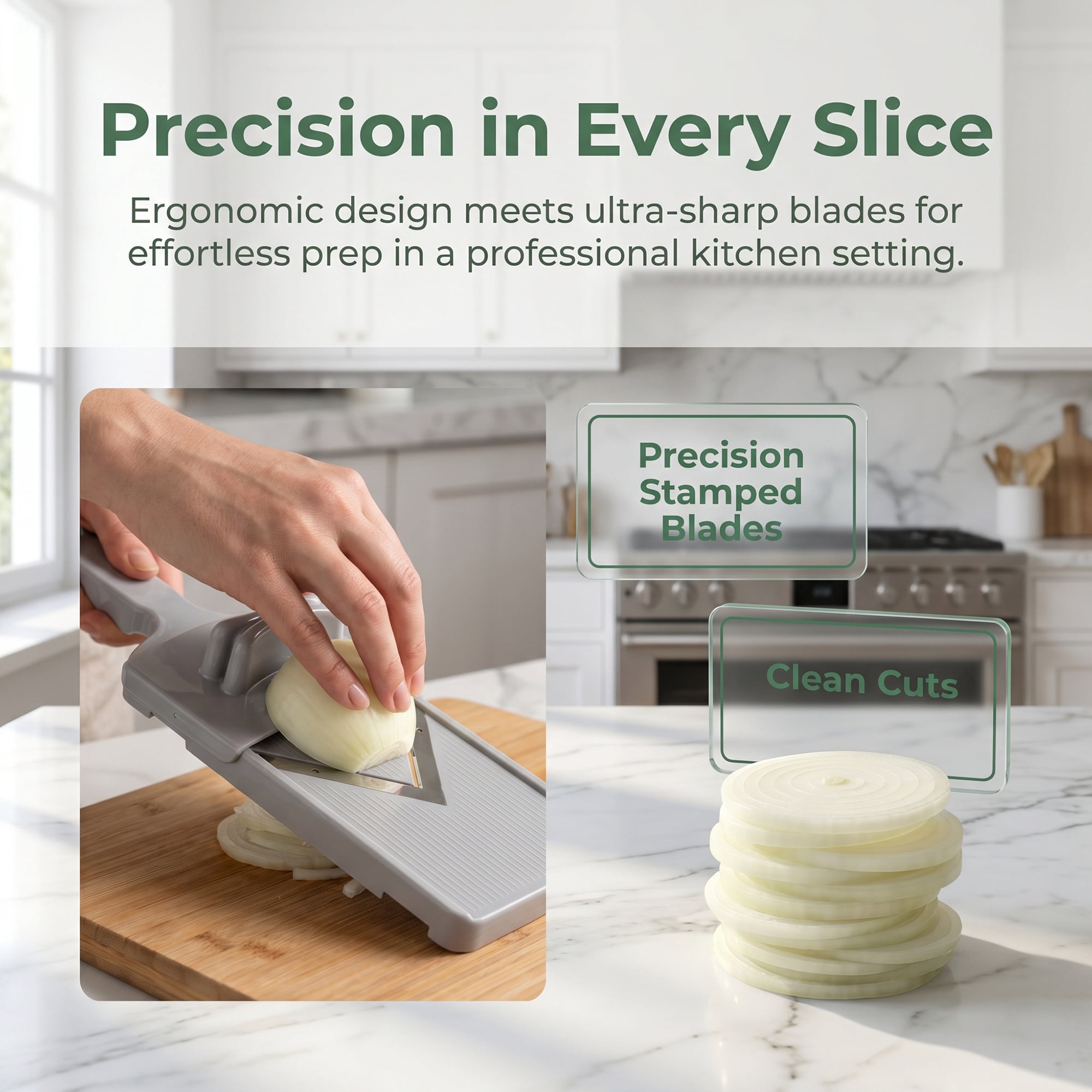 Unique Bargains Multifunctional Potato Slicer with Chopping Function Gray 12.6"x3.9"