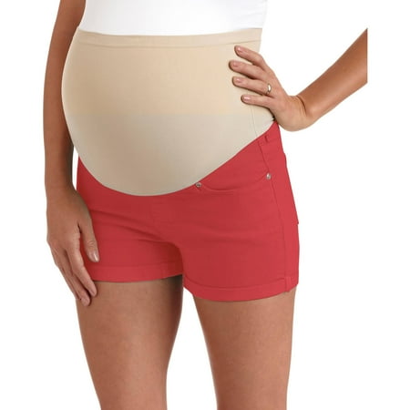 maternity colored shorts panel motherhood planet