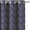 Dark Blue, variant on Vargottam Motif Design Blackout Curtains - Set of 2 Panels, 52 x 84 Inches Each - Light Blocking & Thermal Insulated Drapes with Grommet Top for Bedroom & Living Room - Black