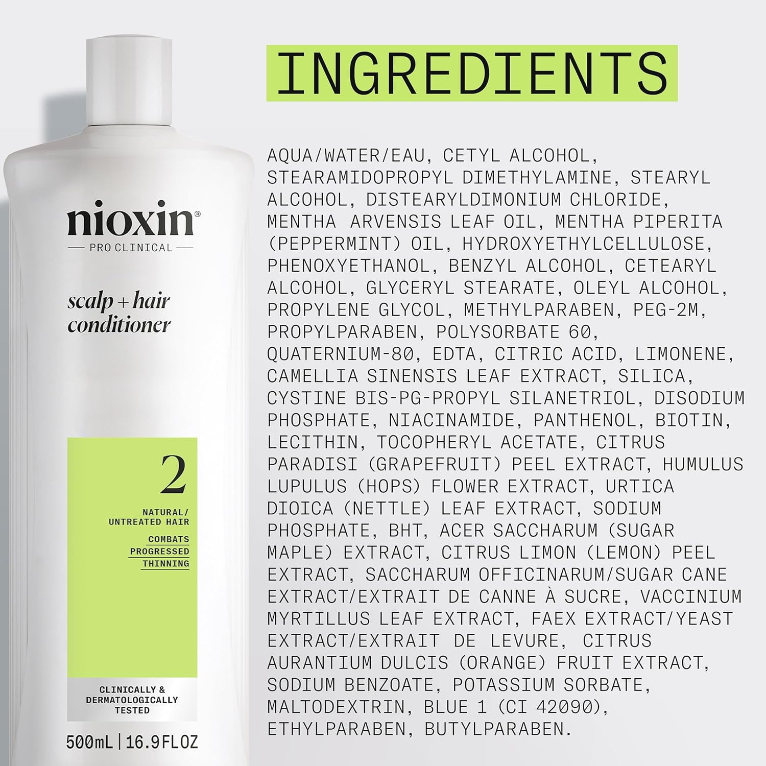 Nioxin Scalp + Hair Thickening System 2 Conditioner 16.9 oz