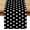 Black, variant on Black and White Polka Dot Table Runner Cartoon Birthday Party Decoration Baby Shower Dining Room Home Kitchen Table Decor (Black, 13.8" x 71")