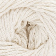 Peaches & Creme Solid 4 Medium Cotton Yarn, Ecru 2.5oz/70.9g, 120 Yards