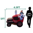 thumbnail image 4 of Coche fantasma inflable VENLOIS de Halloween de 5 pies con luces LED de 110 V, 4 of 8