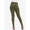 thumbnail image 2 of Jessica London Women's Plus Size Everyday Stretch Cotton Legging, 2 of 6