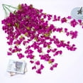 thumbnail image 3 of 3 PCS Artificial Bougainvillea Bouquet Flowers,49 inches Triangle Plum Blooming Silk Bouquet for Home Centerpieces Garden Party Indoor Outdoor Spring Decoration(Rose Red), 3 of 5