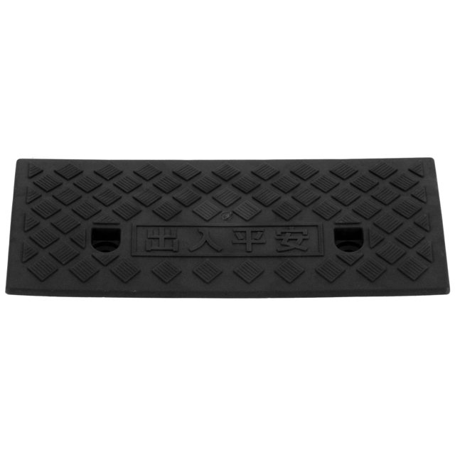 Threshold Ramp, Sturdy 5cm Thickness Slope Ramp Plastic Flexible Portable For Home Entrances For Loading Docks Black