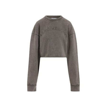 Acne Studios Female Cropped Brown Sweater Brown Sizes standard XXXS-7XL