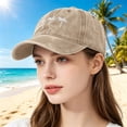 thumbnail image 2 of OIUUAK Low Profile Summer UV Protection Ladies Sun Hat Outdoor Womens Cap Trucker Hat Women Snapback Womens Baseball Cap UPF 50+ Unisex Baseball Cap Beach Breathable, 2 of 5