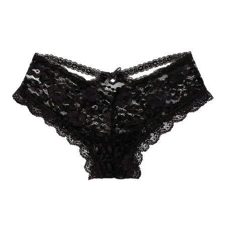 

ZMHEGW Crochet Underwear Panty Out Lace Panties Hollow For Women Lace Up