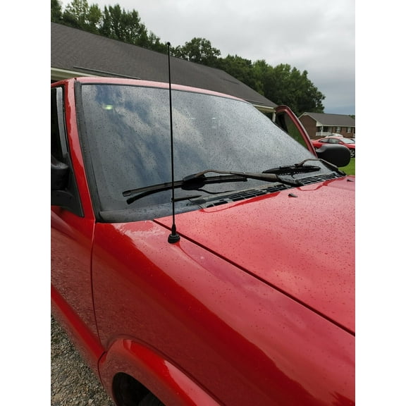 15" Black Stainless Antenna Mast Power Radio for CHEVROLET S10 1982-2004 New