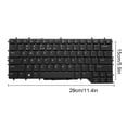 thumbnail image 3 of Methold Teclados Inglés Office Key Board Tablets Qwerty Retroiluminado Negro Sin marco Componentes de computadora Reemplazo para Alienware Cuadernos de escritura y cuadernos de bocetos, 3 of 5