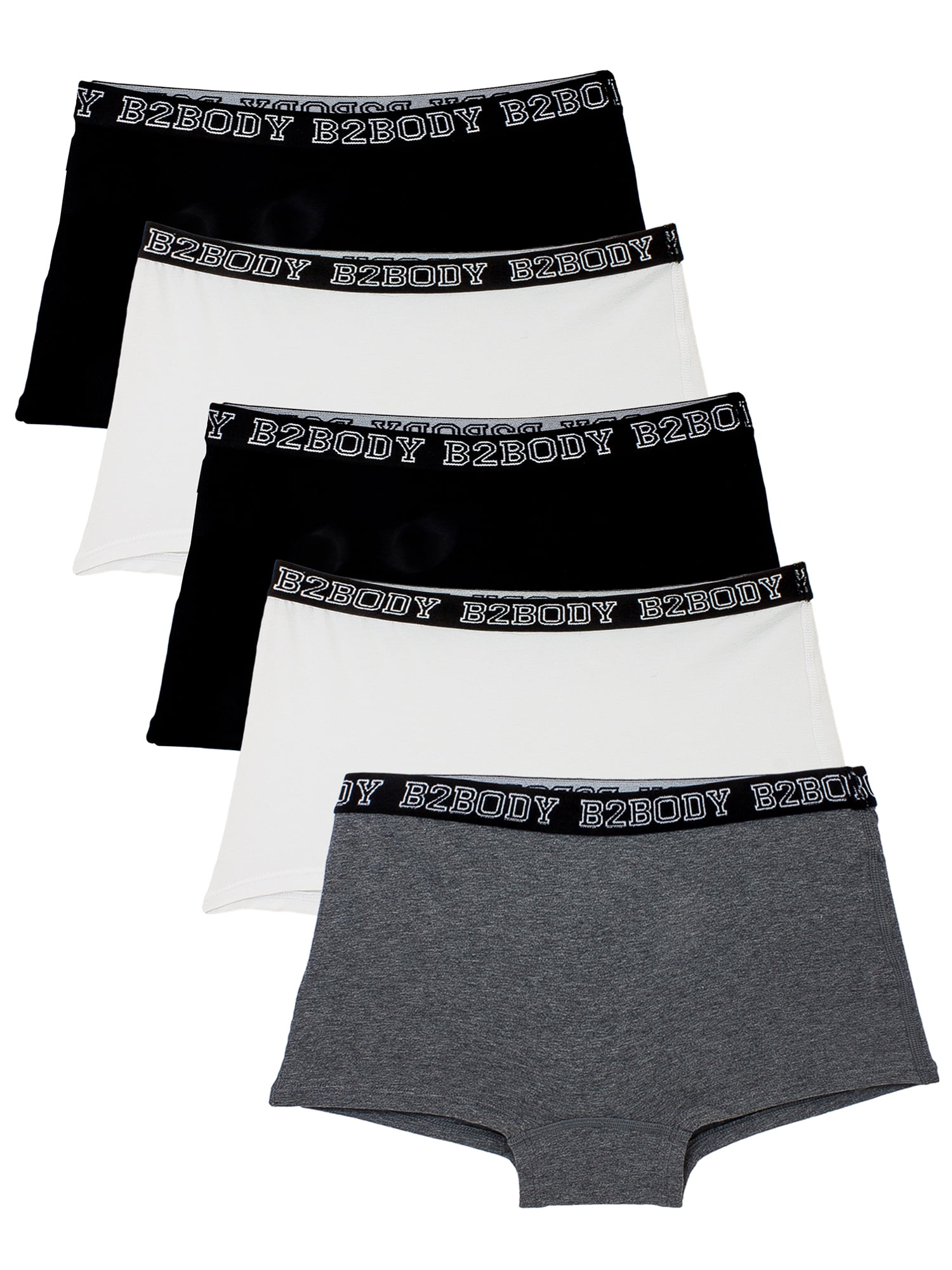 B2BODY B2BODY Women's Panties Cotton Boyshort Underwear Small to Plus