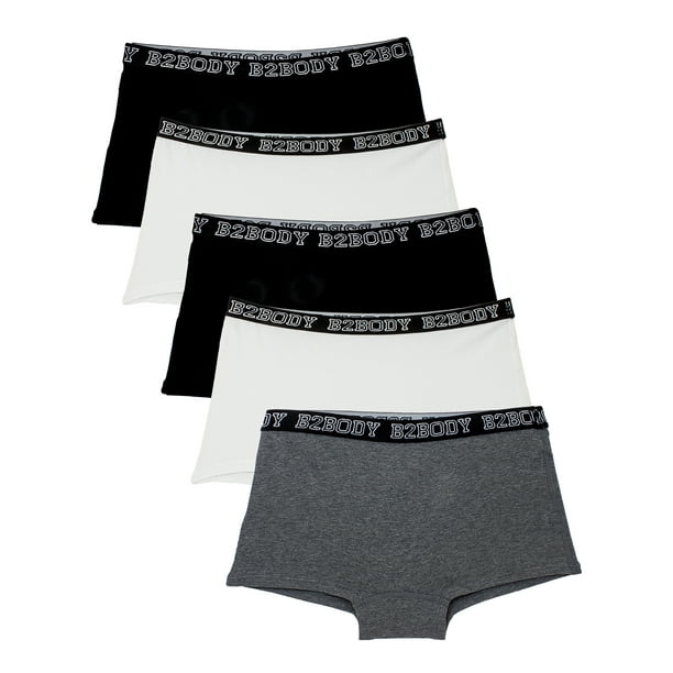 B2BODY B2BODY Women's Panties Cotton Boyshort Underwear Small to Plus