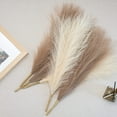 thumbnail image 2 of 6PCS Faux Pampas Grass 17"/43cm Artificial Pompous Grass Fake Pompass Branches Vase Filler Flower Arrangement for Home,Living Room, Kitchen, Wedding ,Boho Decor (Mix), 2 of 15