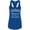 Blue, variant on Queens Are Born In November Tiara Printed Lady Birthday Tank Top Color Black Small
