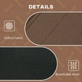 thumbnail image 4 of PawHut Elevated Portable Dog Cot Pet Bed with UV Protection Canopy Shade, 36 inch, Coffee, 4 of 9