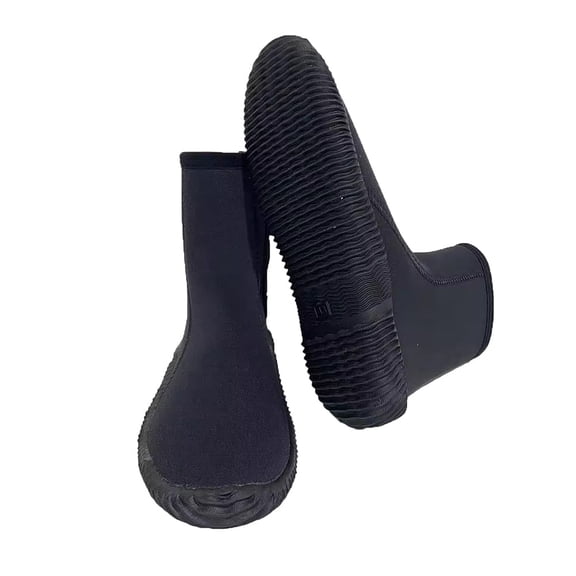 Unisex Neo Style High-Cut Neoprene Boots with Side Zipper, 5mm, Men's Size: 10