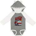 thumbnail image 3 of Inktastic Little Brother Fire Truck Boys Long Sleeve Baby Bodysuit, 3 of 5