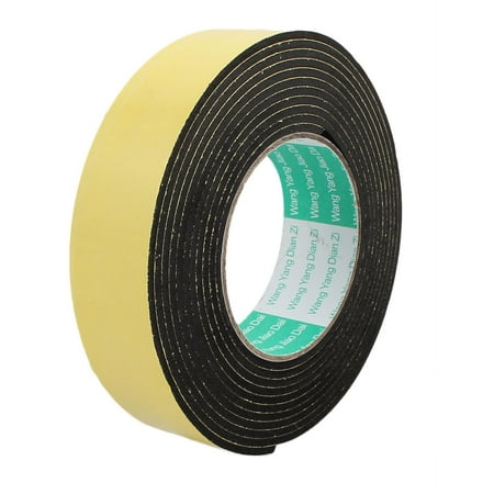 3.5cm Width 4m Length 3mm Thick Single Sided Sealing Shockproof Sponge Tape