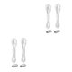 thumbnail image 2 of Advancent 1 par de cordones elásticos sin atar, cordones semicirculares para zapatos para niños y adultos, cordones para zapatillas de deporte, cordones Blanco 2piezas Advancent CBP025430, 2 of 6