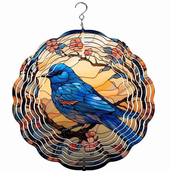 Bird Wind Spinner , Garden Décor, Yard Décor, Porch Decor