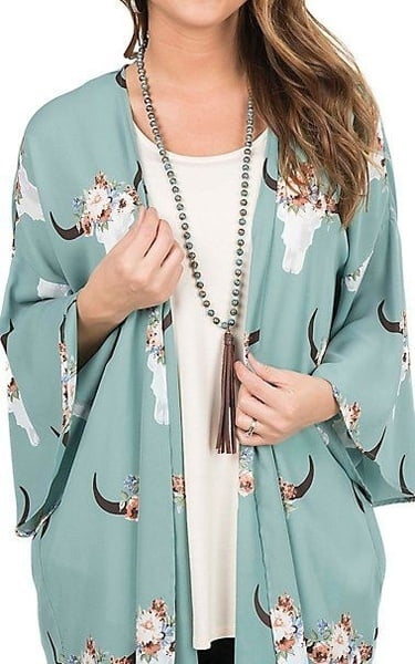 walmart skull cardigan