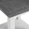 thumbnail image 3 of Martin Svensson Home White Stain and Grey Space Saver Solid Wood End Table, 3 of 3