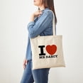 thumbnail image 3 of CafePress - I Love Darcy Jane Austen Tote Bag - Unisex Canvas Tote Bag, Beige, 1-Piece, 3 of 6