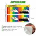 thumbnail image 3 of LGBT Rainbow Credit Card Skin Stickers, Debit Card Skin Stickers Removable Waterproof PVC Decal Cover Set 4 Pack, 3 of 6
