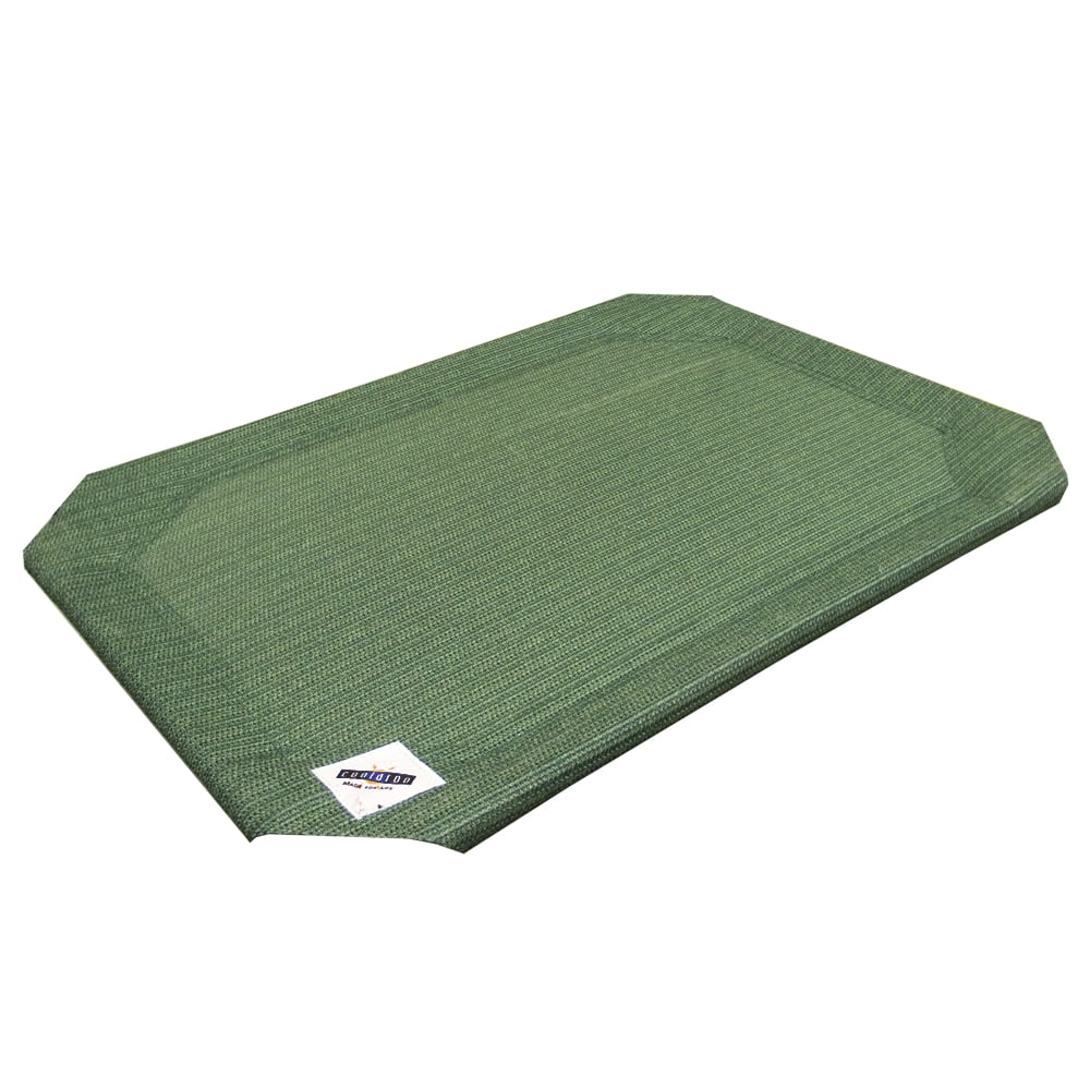 The Original Coolaroo Elevated Pet Dog Bed Replacement Cover, Medium, Green