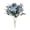 Blue, variant on 1Pc 11.8" Artificial Rose Hydrangea Flower Bouquet, Faux Vintage Silk Flower Bunch with Berries for Vase Table Centerpiece Home Decor, Blue