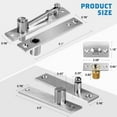 1 Pack Hidden Door Hinge,Door Pivot Hinge,Heavy Duty Hinges,Invisible