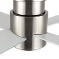 thumbnail image 4 of LEDET 52 in. 4-Plywood Blades Nickel and White/Silver Mounted Ceiling Fan with Remote control, 4 of 9