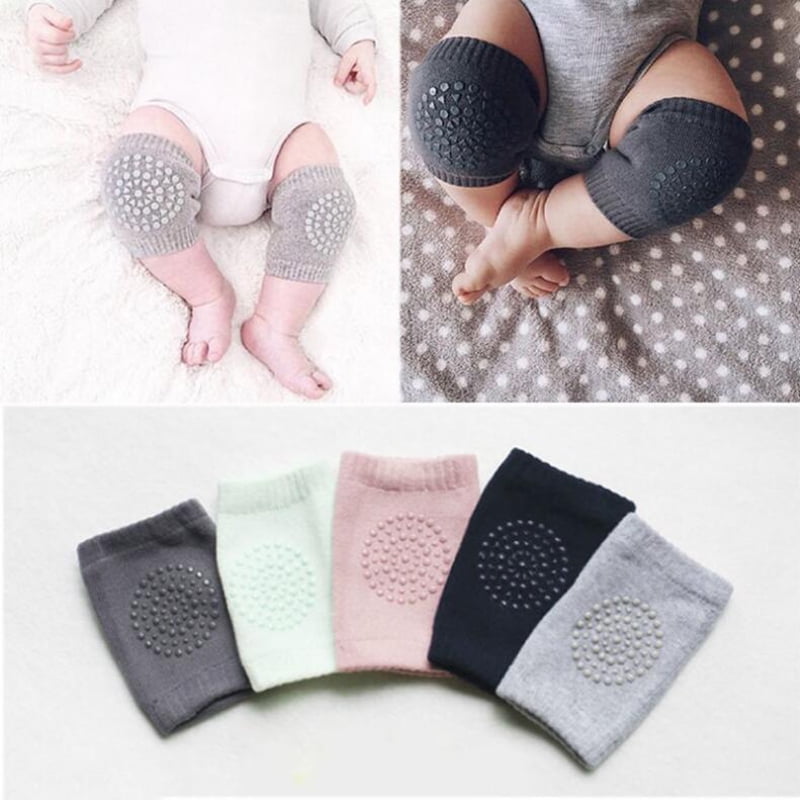 Unisex Baby Toddlers Kneepads 5 Pairs Kids Non-Slip Crawling Elbow Baby Toddler Baby Baby Accessories Smile Knee Protector Safety Knee Pads Leggings Baby Crawling Anti-Slip Knee 