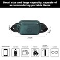 thumbnail image 2 of New outdoor pocket waterproof nylon lightweight and convenient messenger bag sports running - green, 2 of 5