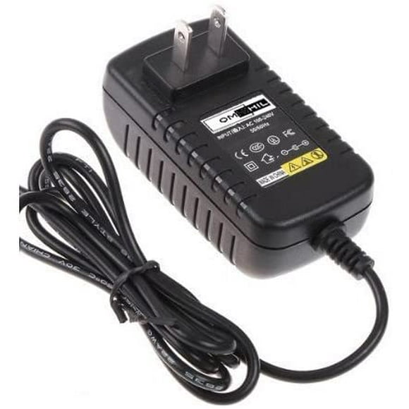 Omnihil (2,5 Mètres) ** Nouvel Adaptateur d'Alimentation AC/DC compatible avec Sony ZS-H10 ZS-H10CP ZSH10CP ZS-H20CP