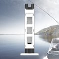 thumbnail image 4 of Soporte Para Caña De Pescar Soporte de caña de pescar de plástico, estante de barril de pesca portátil para artes de pesca (negro) Likrtyny Para Estrenar, 4 of 6