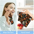 thumbnail image 7 of 6 Pack Cute Sloths Pure Cotton Washcloths 12 x 12 Inch Reusable Absorbent Soft Cotton Face Towels Fingertip Towels Set for Gym Towels,Hotel and Spa Wash cloth, 7 of 7