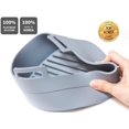 thumbnail image 4 of Pot en Silicone pour Friteuse à Air Chaud - Accessoires Réutilisables et Sûrs pour les Aliments - Remplacement des Doublures en Papier Parchemin - Plus de Nettoyage du Panier après Utilisation de la Friteuse à Air, 8.6 Pouces, 4 of 8