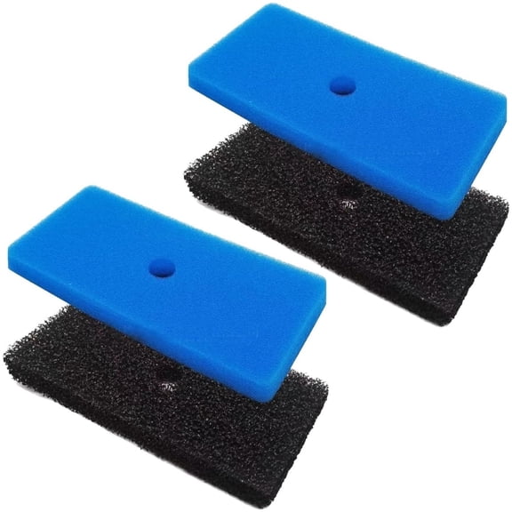 2 Sets Pond Replacement Filter Pads, Filters Sponge for Pond Pump Pre-Filter Box, Coarse and Fine Filter Pads Set Compatible with 52231 and 52229 Filter Box for Outdoor Pond Fountain Water Aquarium