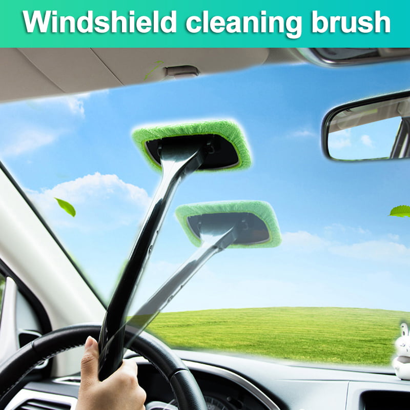 9pcs Car Glass Cleaning Towels Polishing Microfiber Cloth For Window Windshield 