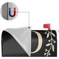 thumbnail image 5 of Classic Monogram Letter D Mailbox Cover Magnetic Standard Size Waterproof Letter Post Box Cover Wrap Oversize Decoration Welcome Home Garden Outdoor 25.5" Lx 21" W, 5 of 6