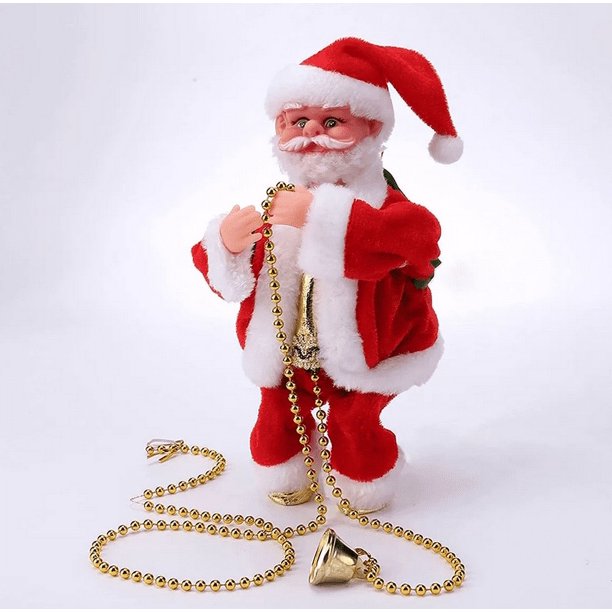 ❈Decoración navideña Papá Noel Musical Hyper Innovation Sube y
