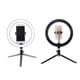 thumbnail image 2 of Lámpara Selfie 200MM Anillo de luz LED Luz de relleno Fotografía LED Selfie Luz Lámpara de teléfono con cámara regulable con trípodes de mesa Alimentado por USB para transmisión en vivo / maquillaje Eccomum  Lámpara Selfie, 2 of 7