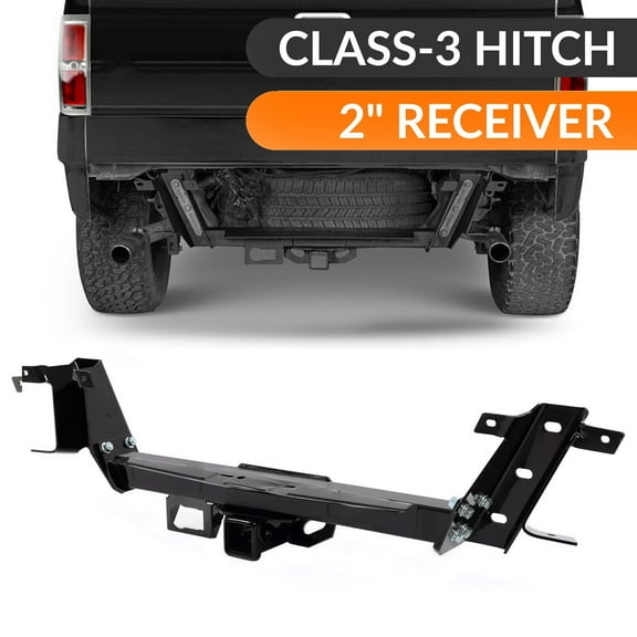 For 09-14 Ford F150 Trailer Hitch Receiver 2" Class 3 Rear Bumper Reinforcement